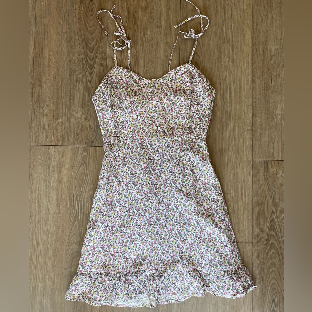 floral mini dress
